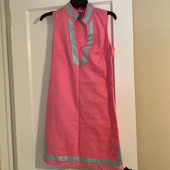 dropped waist shirt dress Women's Drop Waist Blue Denim Midi Dress Satin Wash / 2